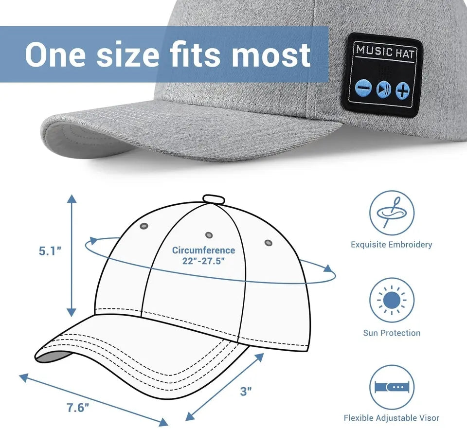 Bluetooth hat wireless smart speaker