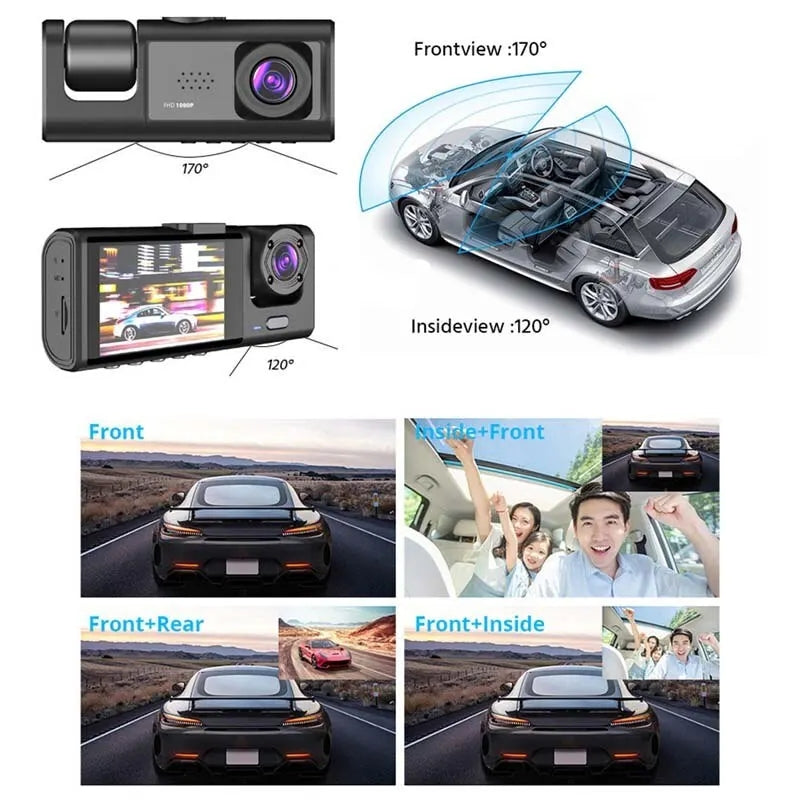 HD Tachograph is suitable for automatic cycle with 32 gig card