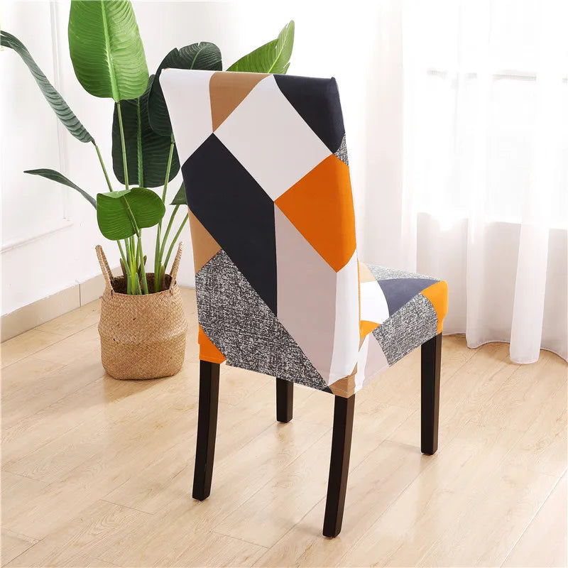 1/2/4/6PCS Dining Chair Covers Stretch Chair Slipcovers for Kitchen Living Room Banquet Hotel Restaurant Home Decoration
