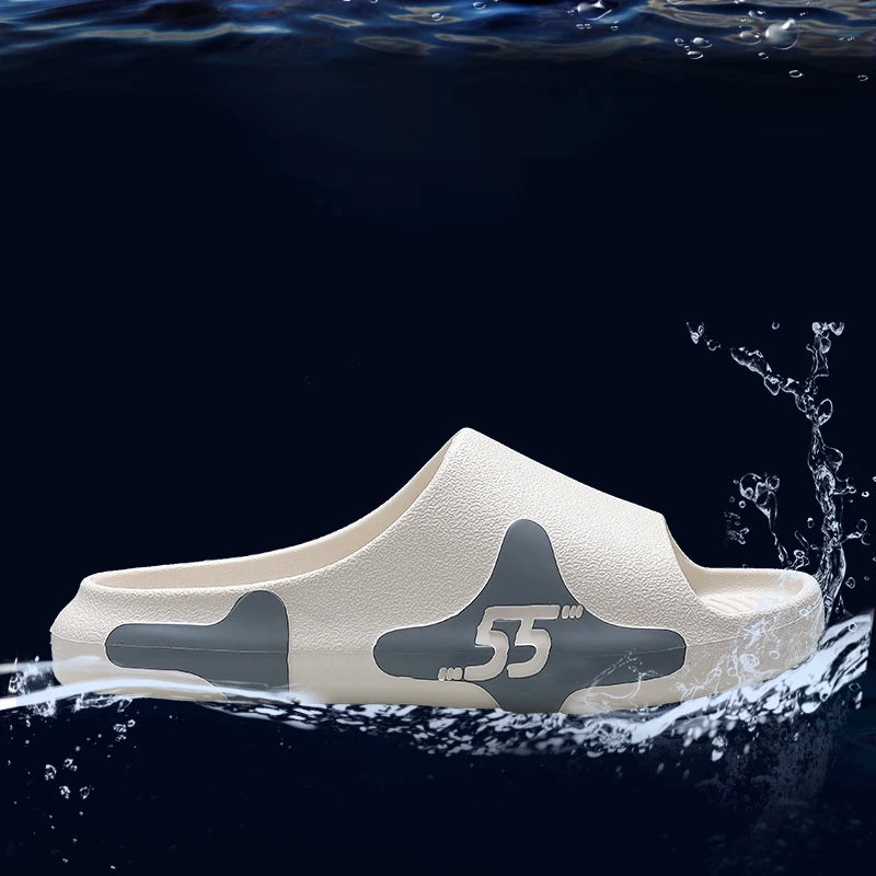 2021 Summer New Men's Slippers Indoor Home Beach Ourdoor Slides Ladies Solid Slipers Platform Mules Shoes Woman Flats Zapatos