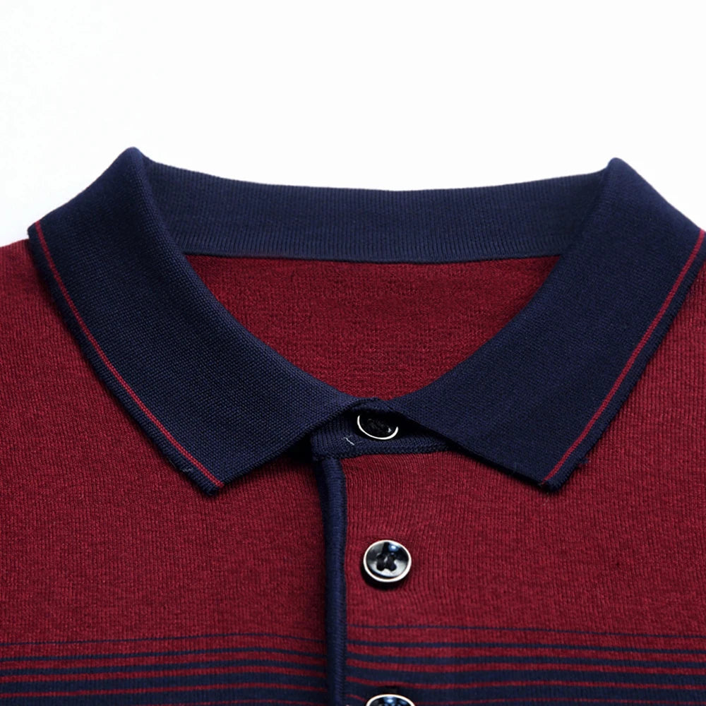 2022 Brand Short Sleeve Polo Tee Shirt Men Casual Summer Striped Men's Clothing Polos Shirts Mens Fashion Slim Fit Poloshirt 721