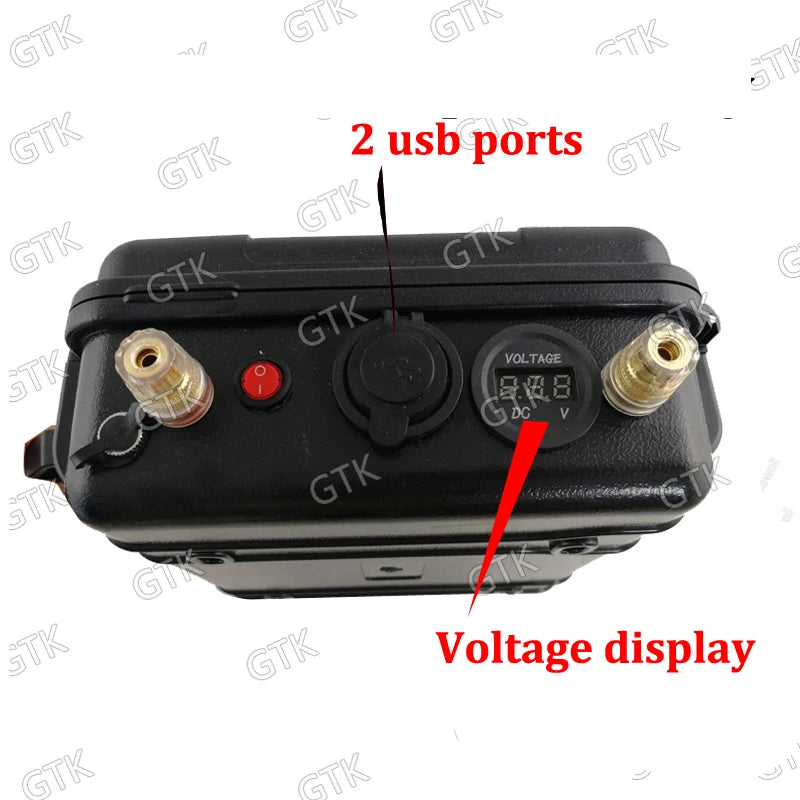 Waterproof 12V 400AH lithium ion battery 12v 400ah li ion for 2400W inverter caravan camping market power supply + 20A Charger