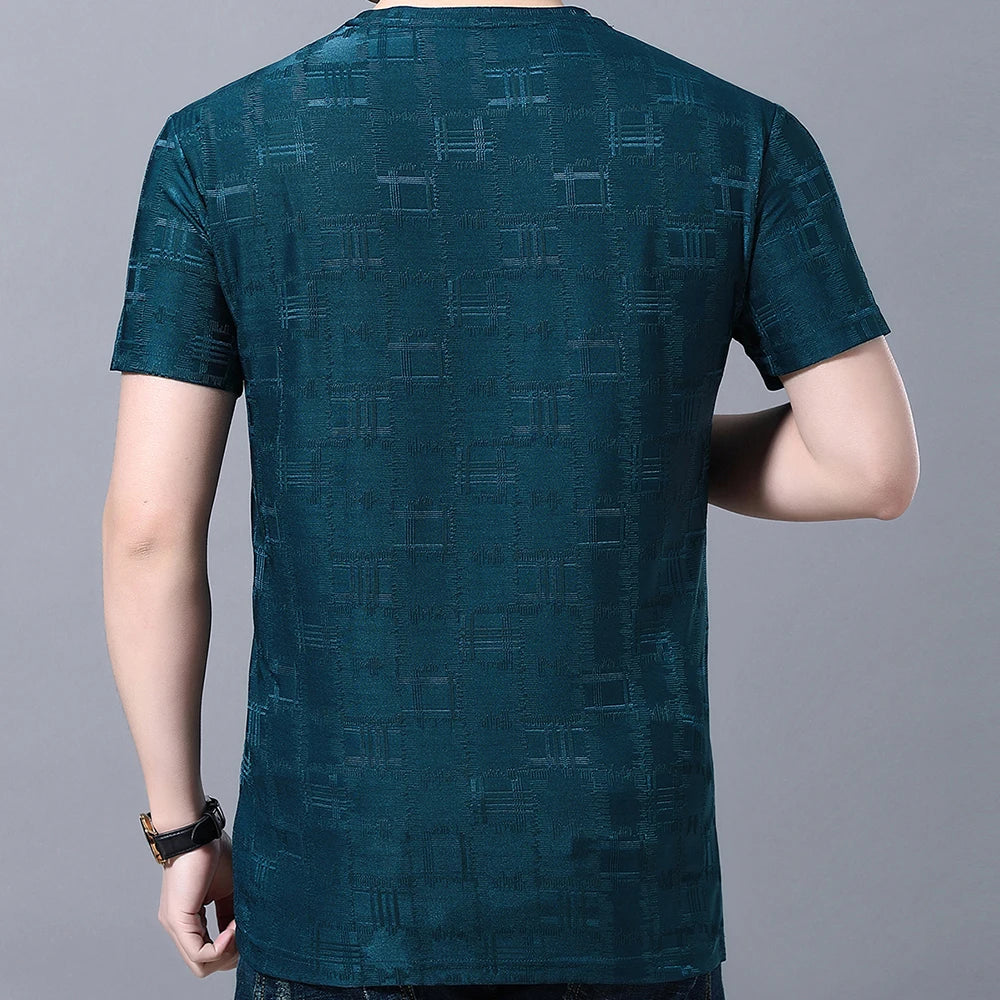 2022 Casual Short Sleeve T Shirt Men Tshirt Summer Men's Clothing Luxurious T-shirt Streetwear Fashion Tee Shirts Tshirts 52707