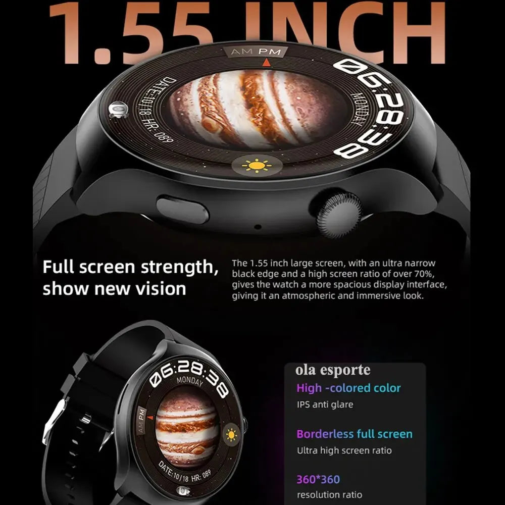 For Smart Watch 4 Pro Men SmartWatch Women Phone Call Bluetooth Sport Watch GT4Pro IP67 Waterproof DIY Watch Face Watch 4 Gifts
