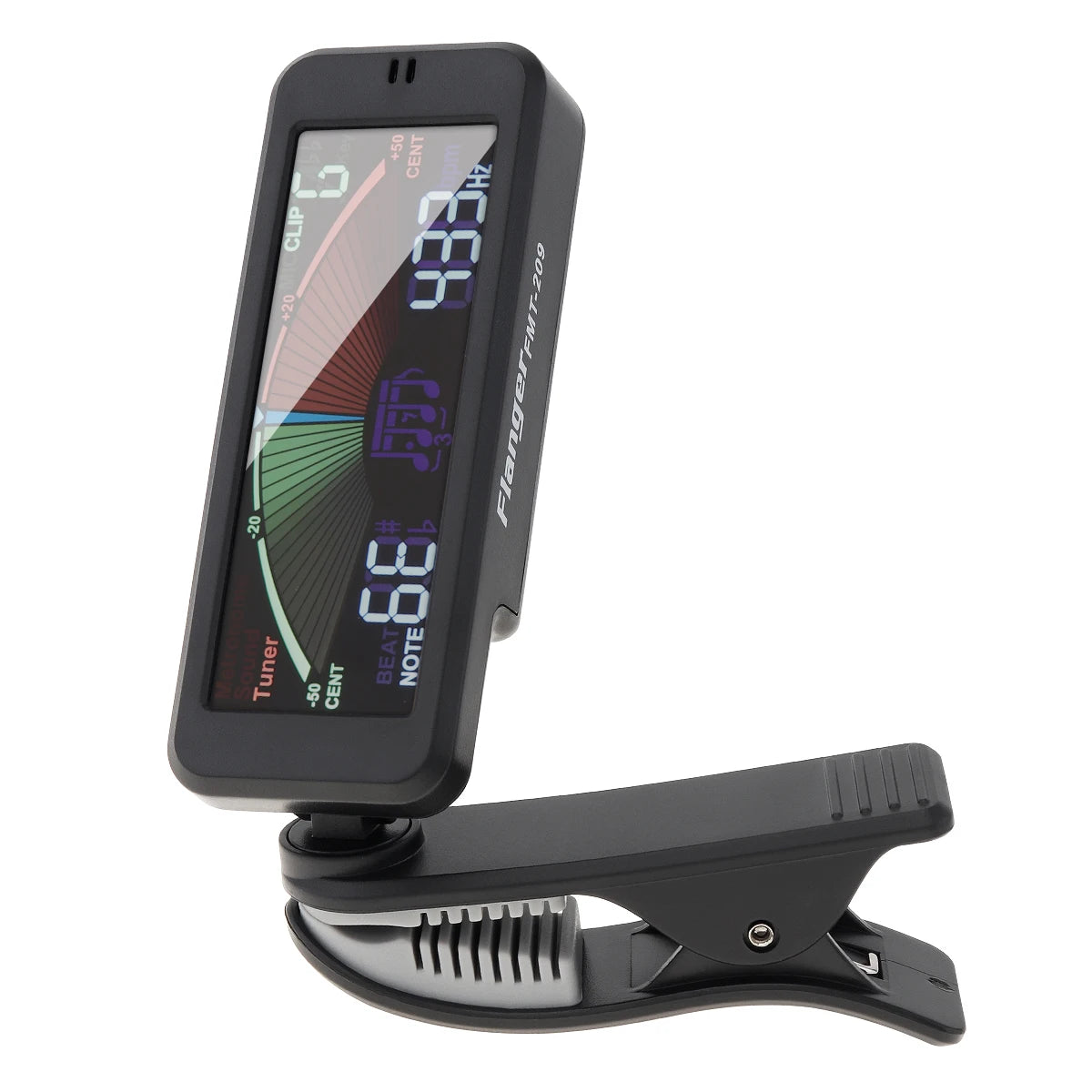 3 IN 1 Digital Guitar Tuner Metronome Generator Large LCD Screen Clip-on Tuner for Chromatic Acoustic Guitar Bass Ukulele Violin