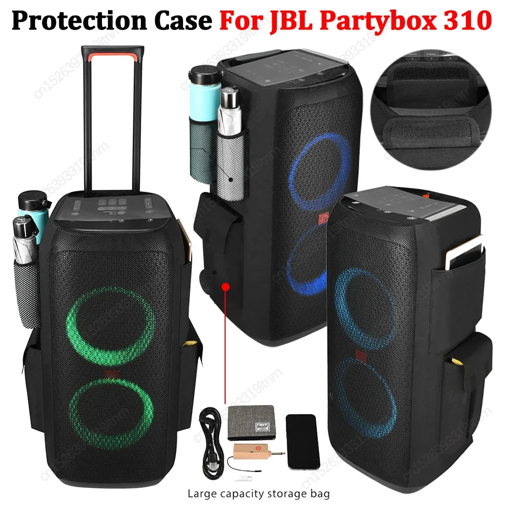 Protective Case For JBL PartyBox 310 Bluetooth Speaker Storage Bag Waterproof Large Capacity Protection Bag Speaker Accessories