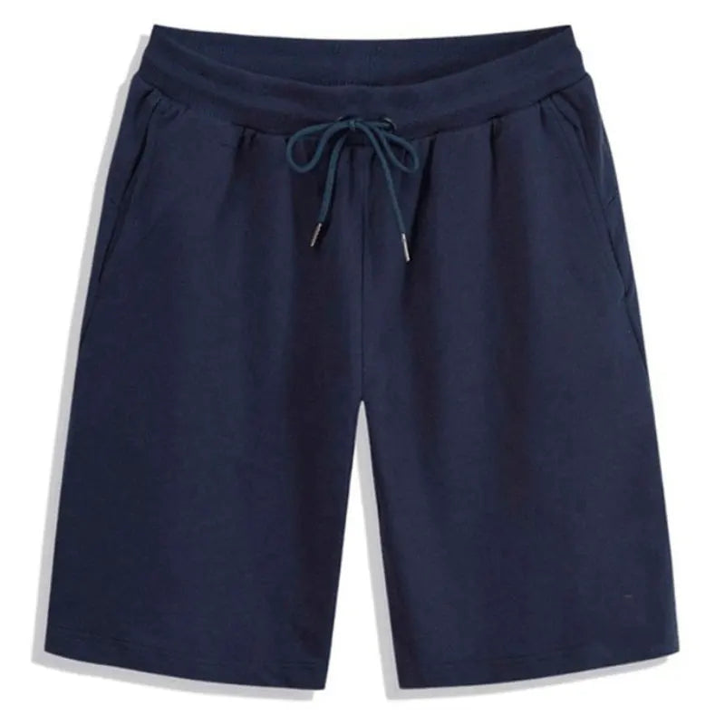 2022 Summer Men's Shorts Pure Loose Breeches Casual Sports Fitness Beach Straight Shorts Men's Clothing Costom Your Logo
