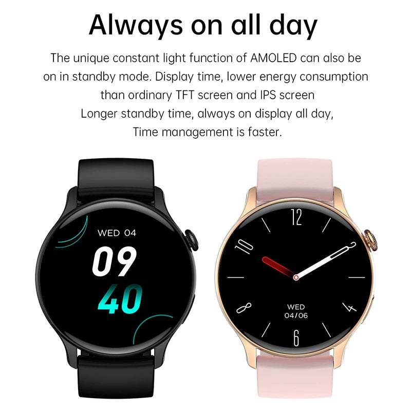 2023 New NFC Smart Watch Waterproof Sport Fitness Tracker Multifunction Bluetooth Call Smartwatch Men Woman For Huawei Xiaomi