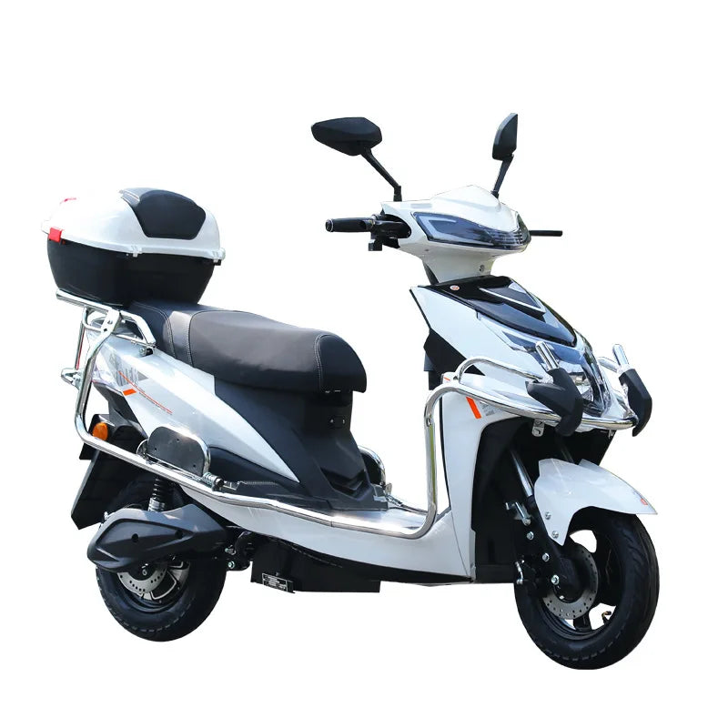 2023 Hot Sale Vintage Electric Motorcycle 1000W 60V Fast Moped Scooter With Pedal