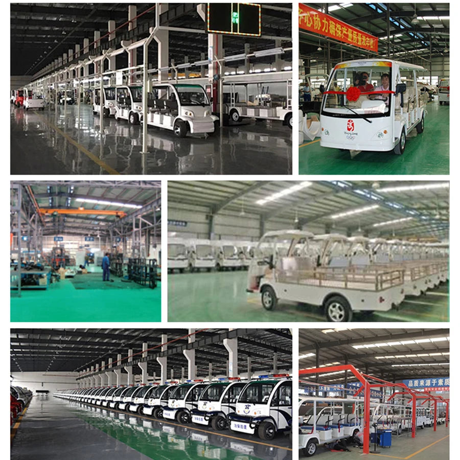 Cheap Luxury 8 Seater Low Speed Vehicle 4 Wheel Drive Push Electric Street Legal Golf For Sale