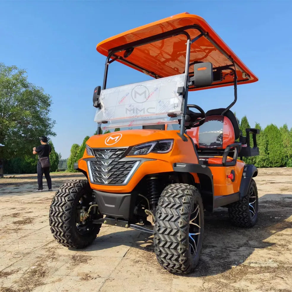 Wholesale Lithium Battery Golf Car 48V Adults Scooter Solar Panels Powered 4 6 Seater Offroad Beach Buggy Electric Golf Cart