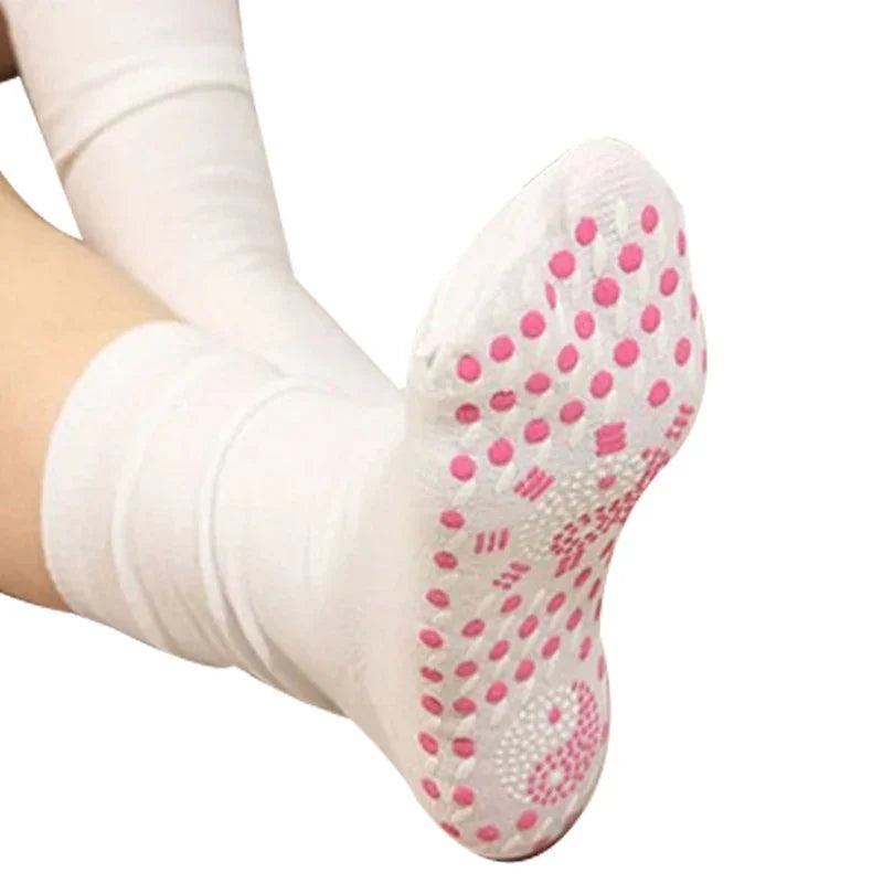 Winter Self-heating Health Care Warm Men's Socks Women's Couple Models Magnetic Therapy Comfortable Sox Happy Socks