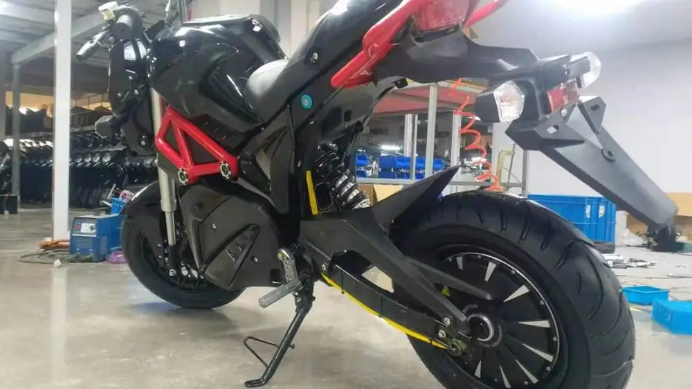 2000W Powerful Fast Racing Automotor Electric Motorcycle Cool E Bike for Adults