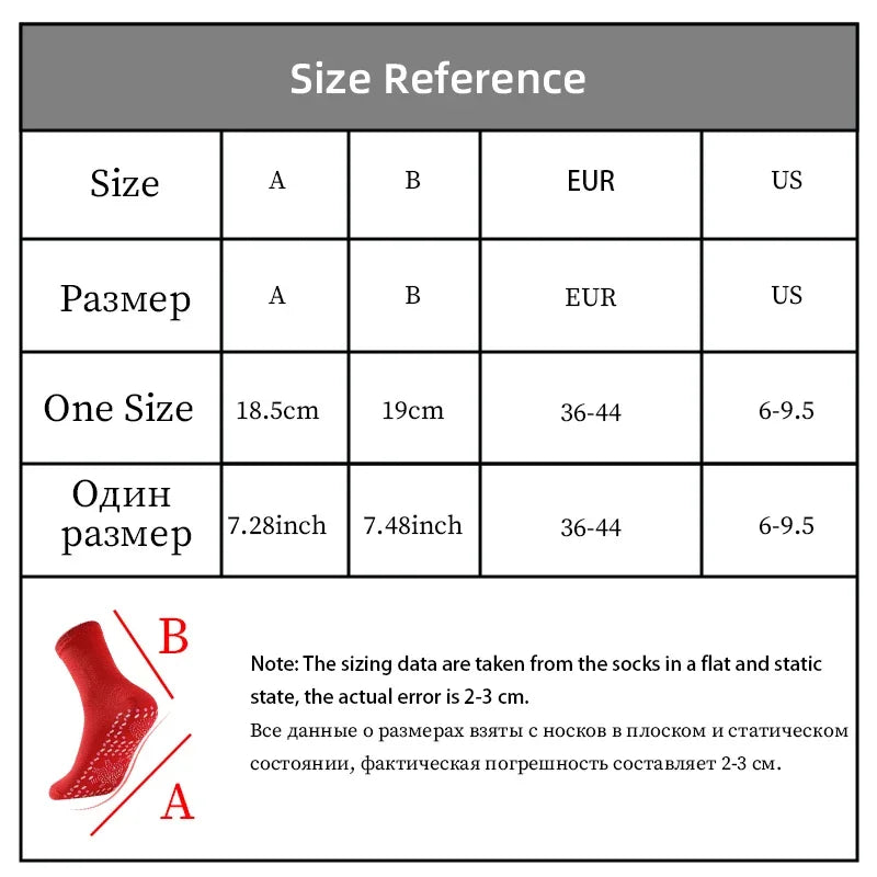 Winter Self-heating Health Care Warm Men's Socks Women's Couple Models Magnetic Therapy Comfortable Sox Happy Socks