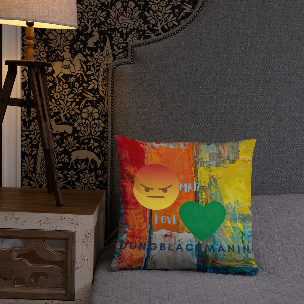 Youngblackmaninc. Mad Love Basic Pillow