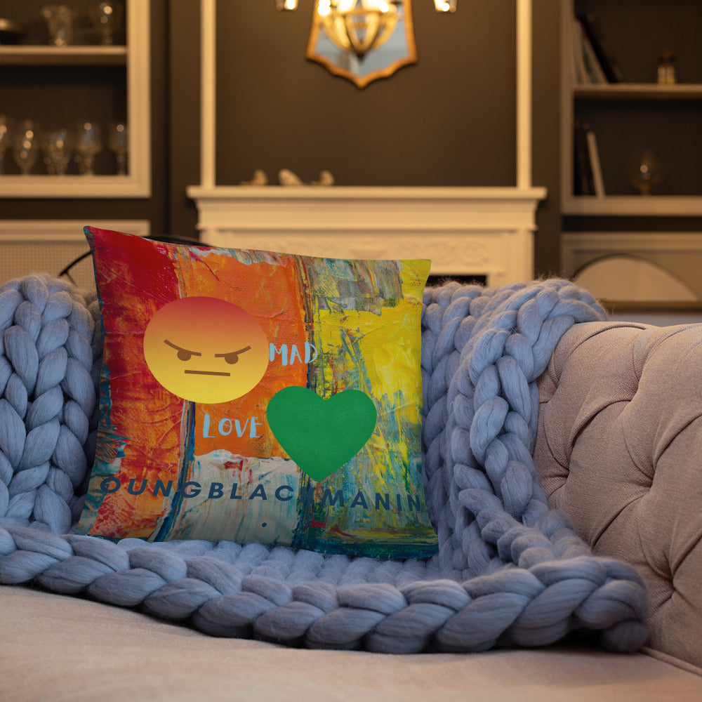 Youngblackmaninc. Mad Love Basic Pillow