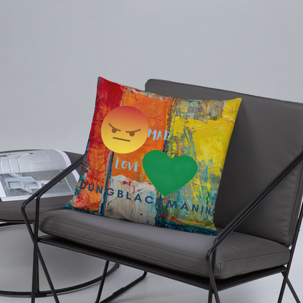 Youngblackmaninc. Mad Love Basic Pillow