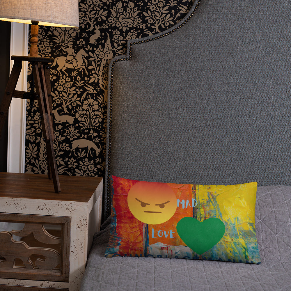 Youngblackmaninc. Mad Love Basic Pillow