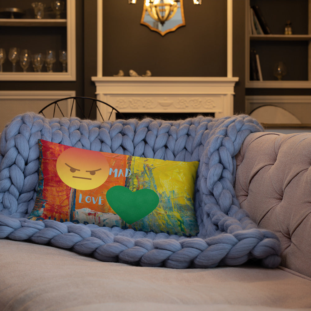 Youngblackmaninc. Mad Love Basic Pillow