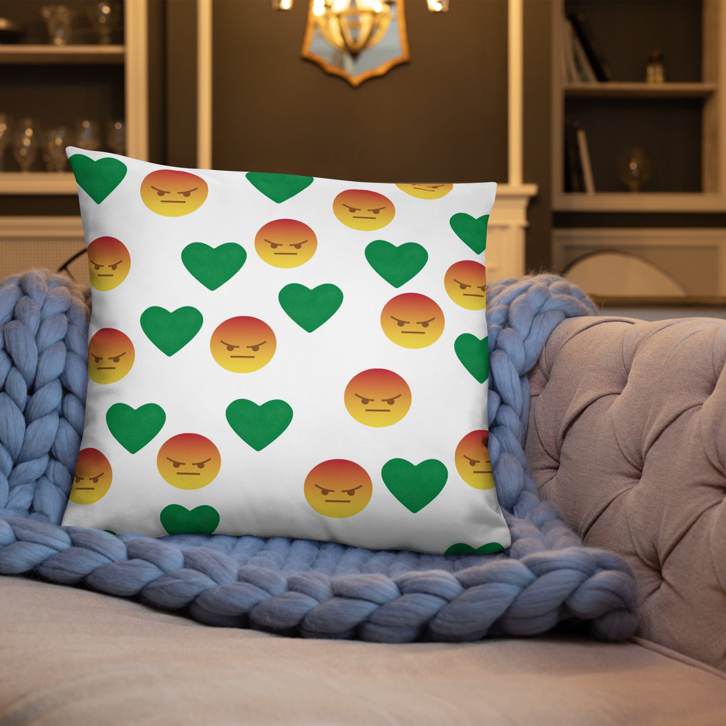 Youngblackmaninc. Mad Love Basic Pillow