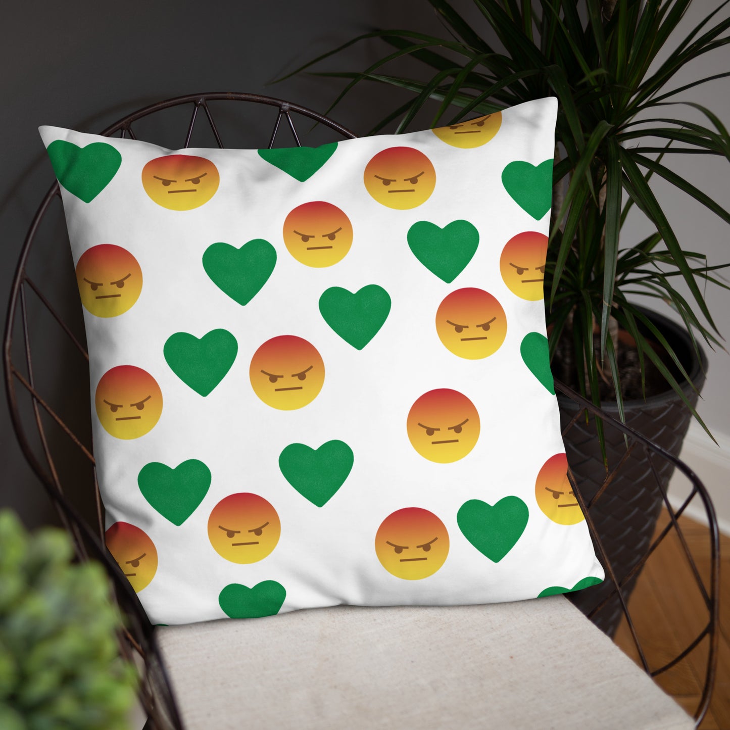Youngblackmaninc. Mad Love Basic Pillow