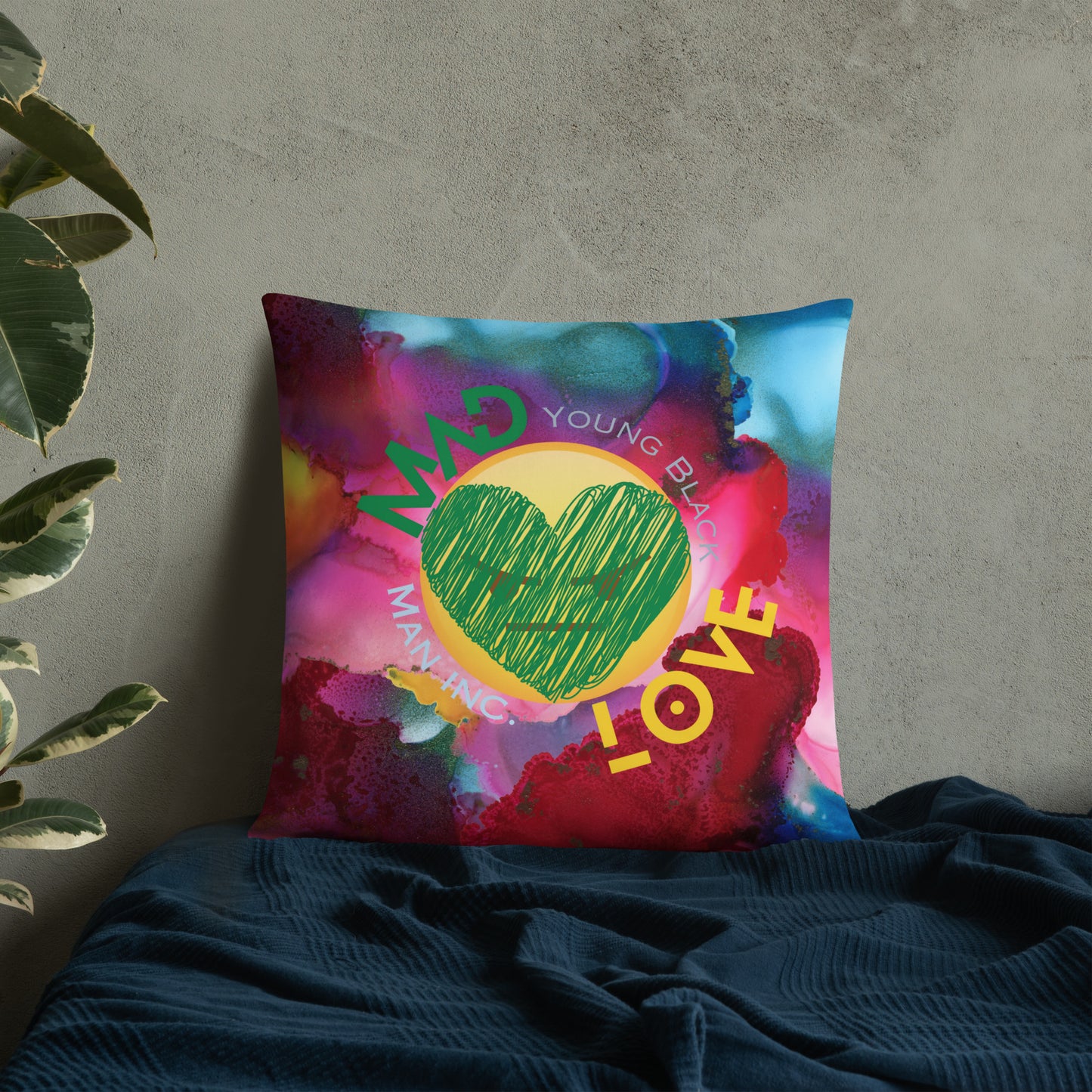 Youngblackmaninc. Mad Love Basic Pillow