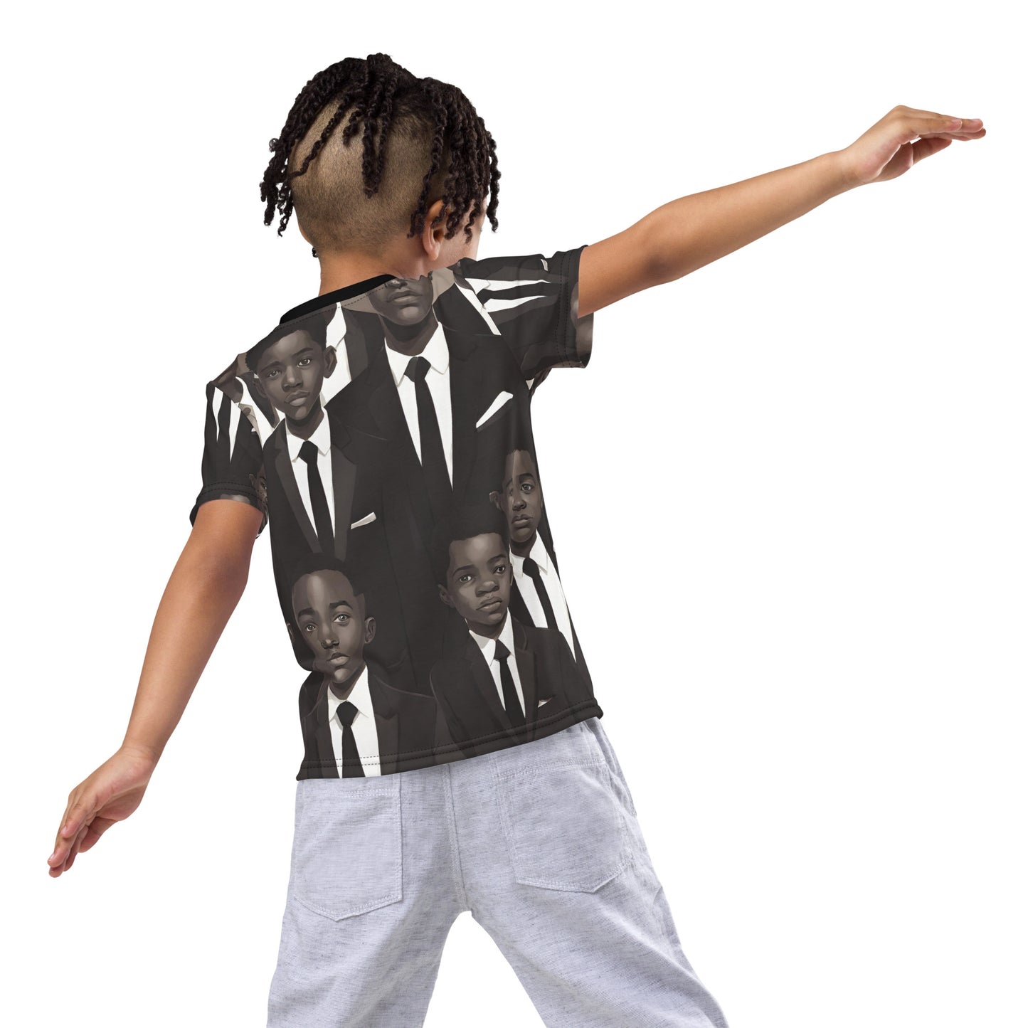Youngblackmaninc. Kids crew neck t-shirt