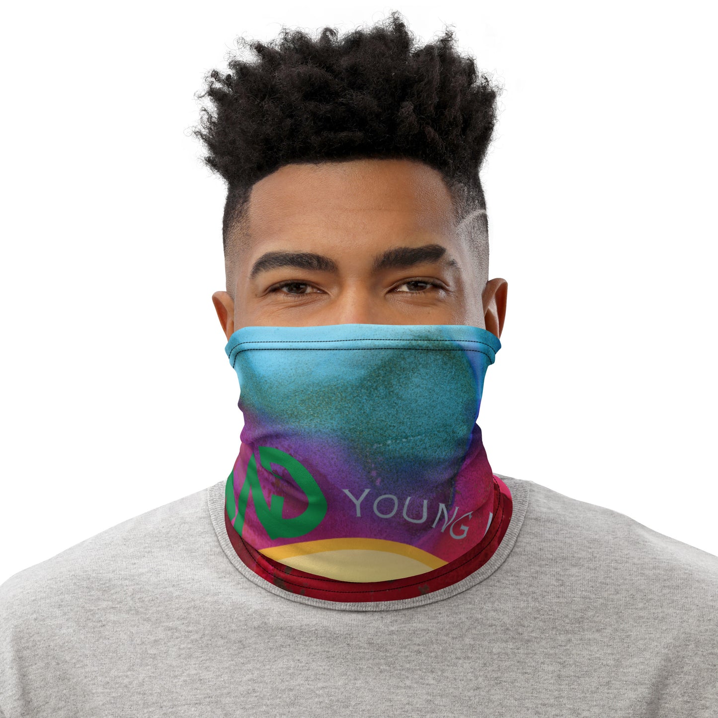 Youngblackmaninc. Mad Love Neck Gaiter