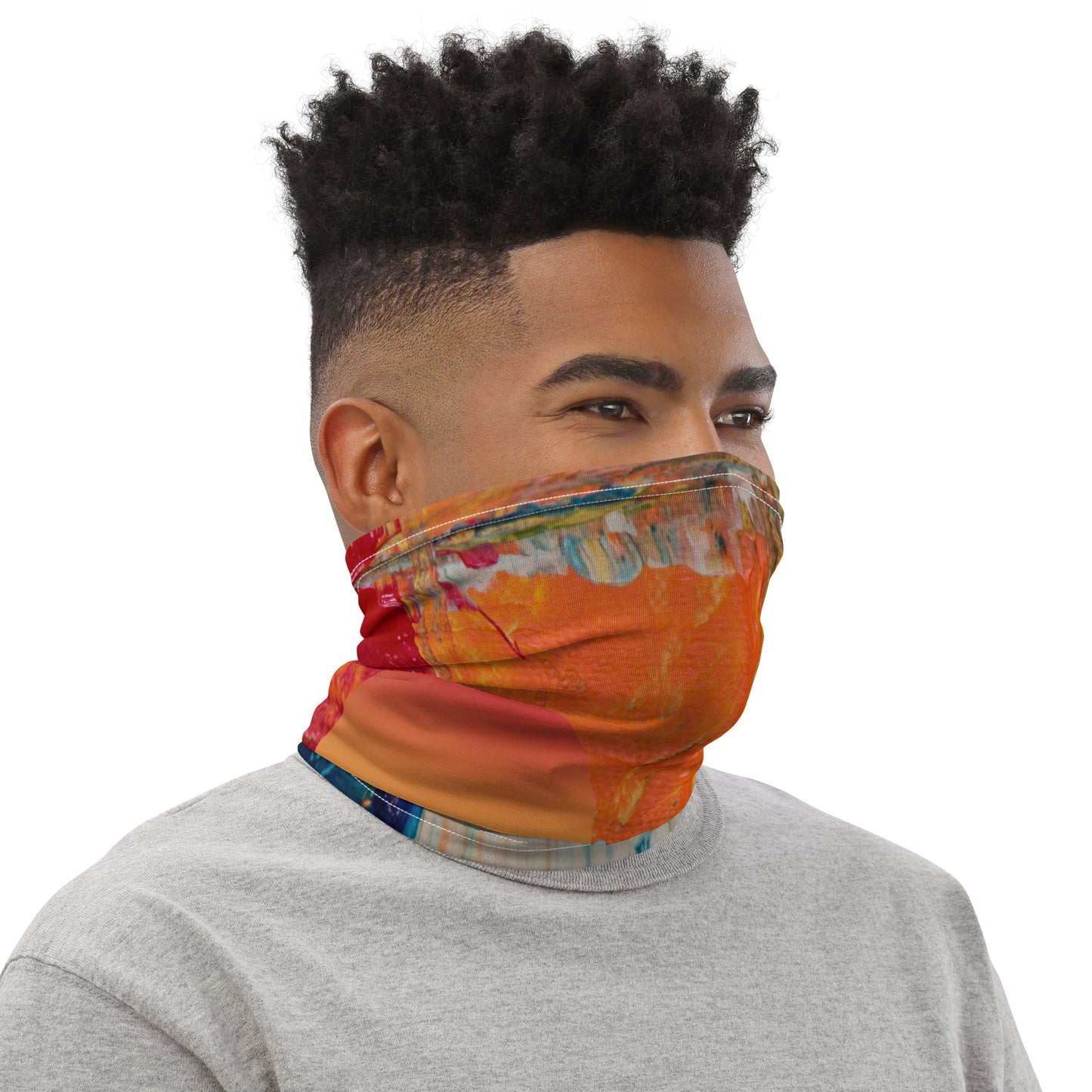 Youngblackmaninc. Mad Love Neck Gaiter