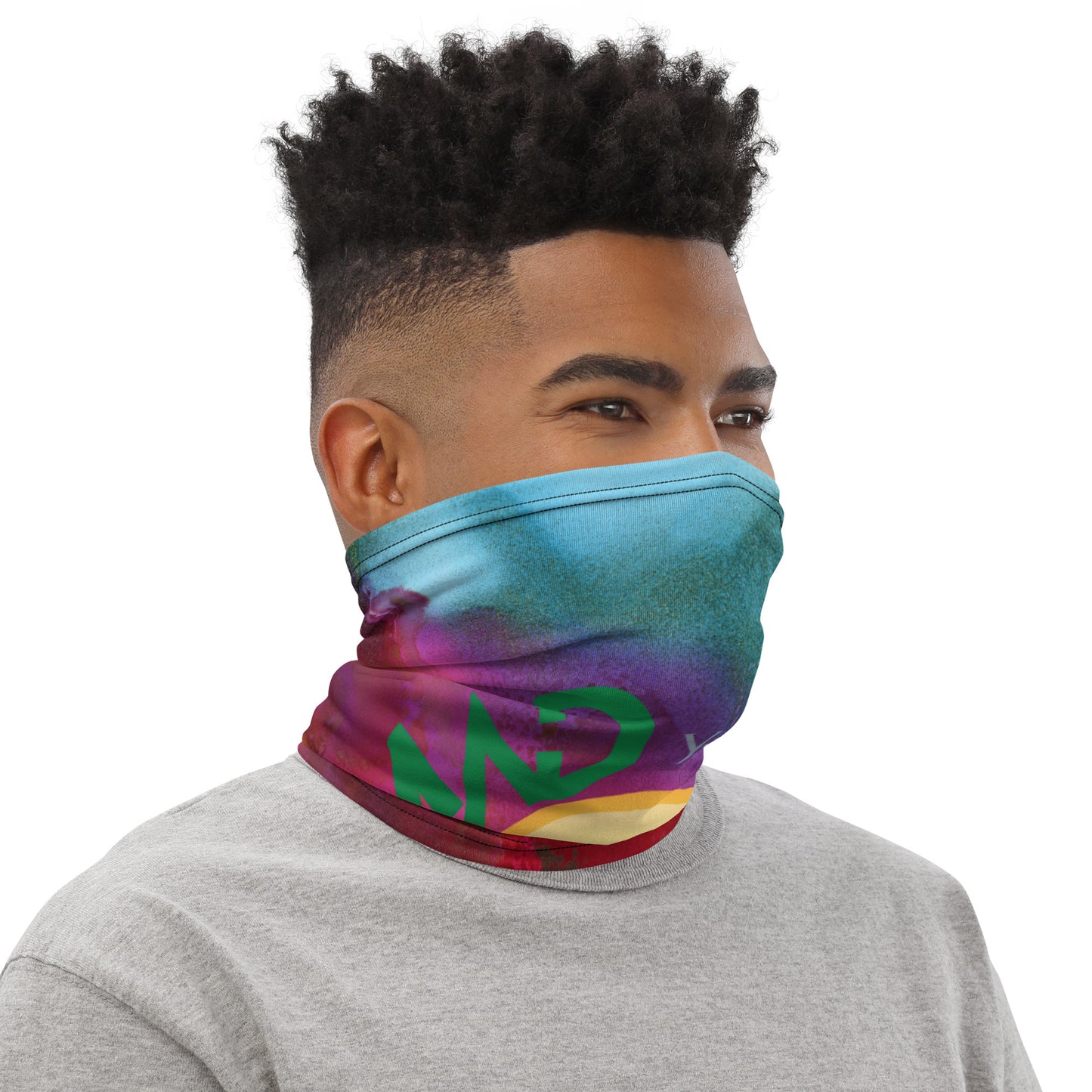 Youngblackmaninc. Mad Love Neck Gaiter