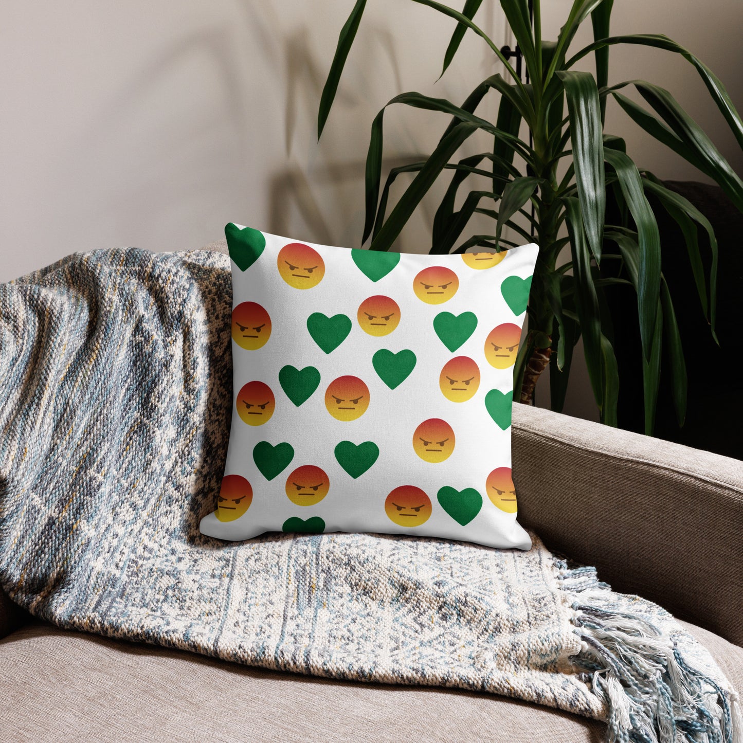 Youngblackmaninc. Mad Love Premium Pillow