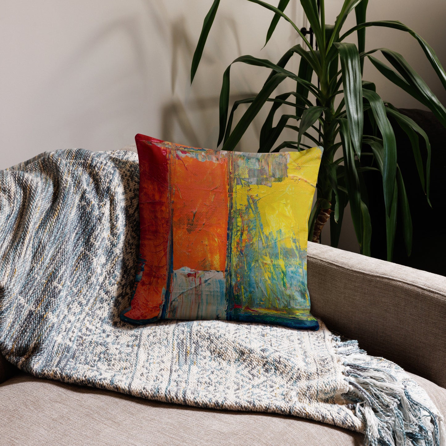 Youngblackmaninc. Mad Love Premium Pillow