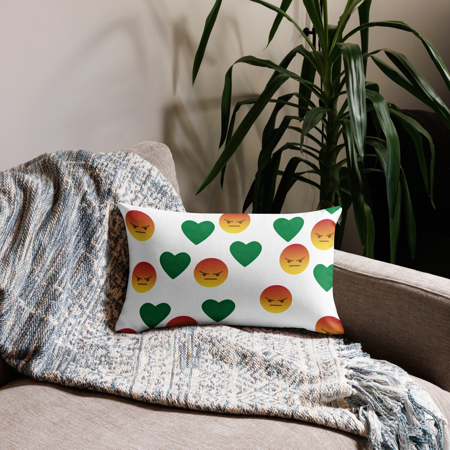 Youngblackmaninc. Mad Love Premium Pillow
