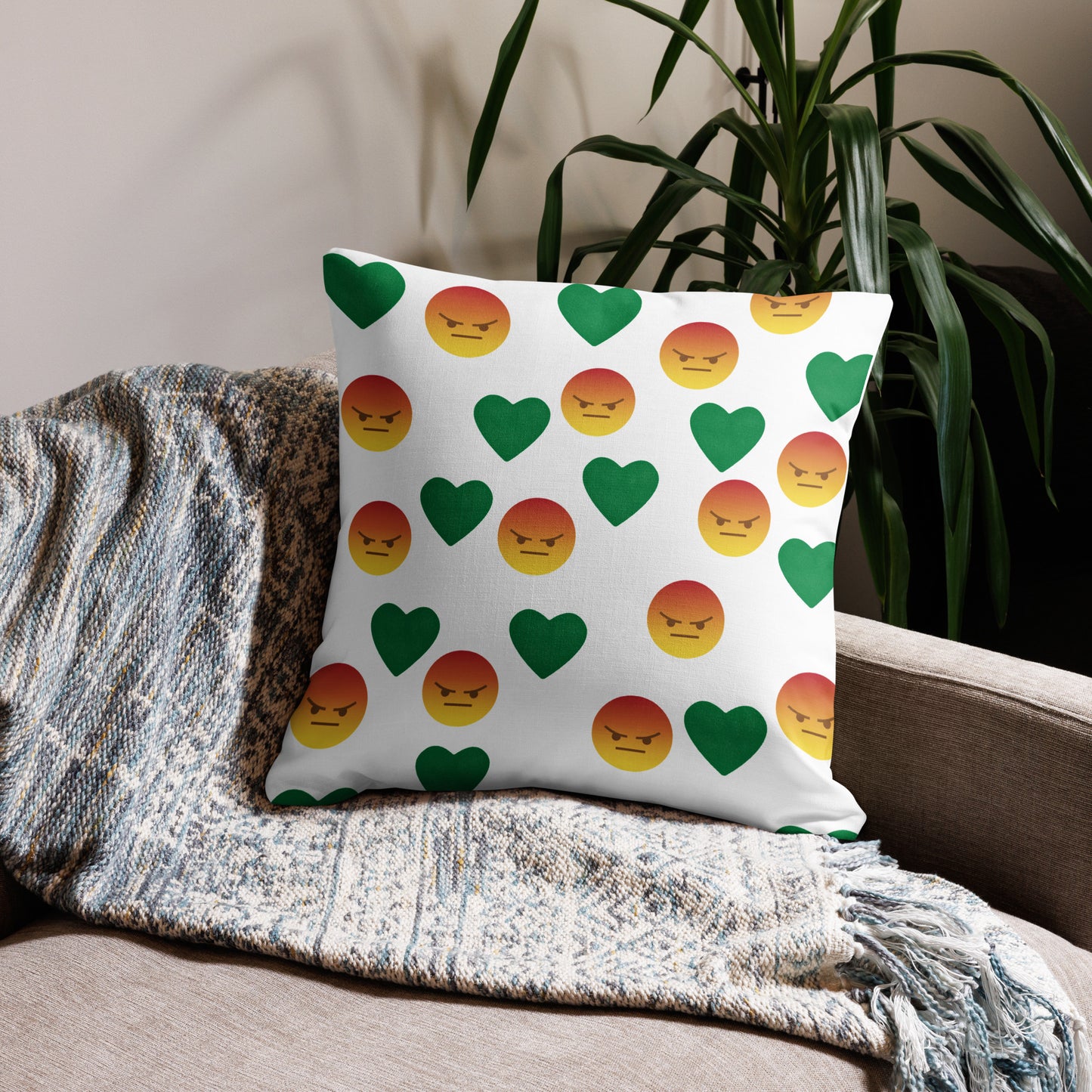 Youngblackmaninc. Mad Love Premium Pillow