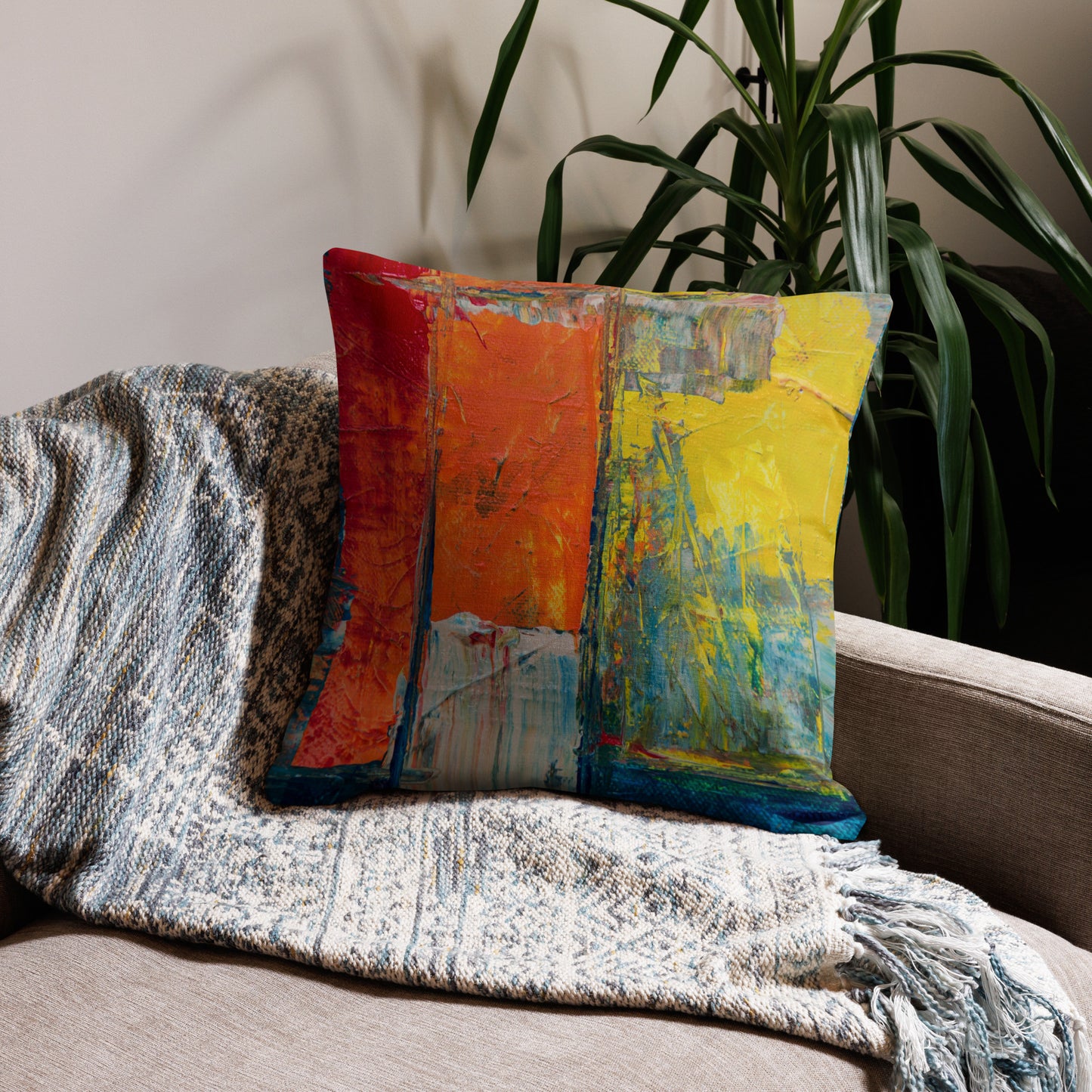 Youngblackmaninc. Mad Love Premium Pillow