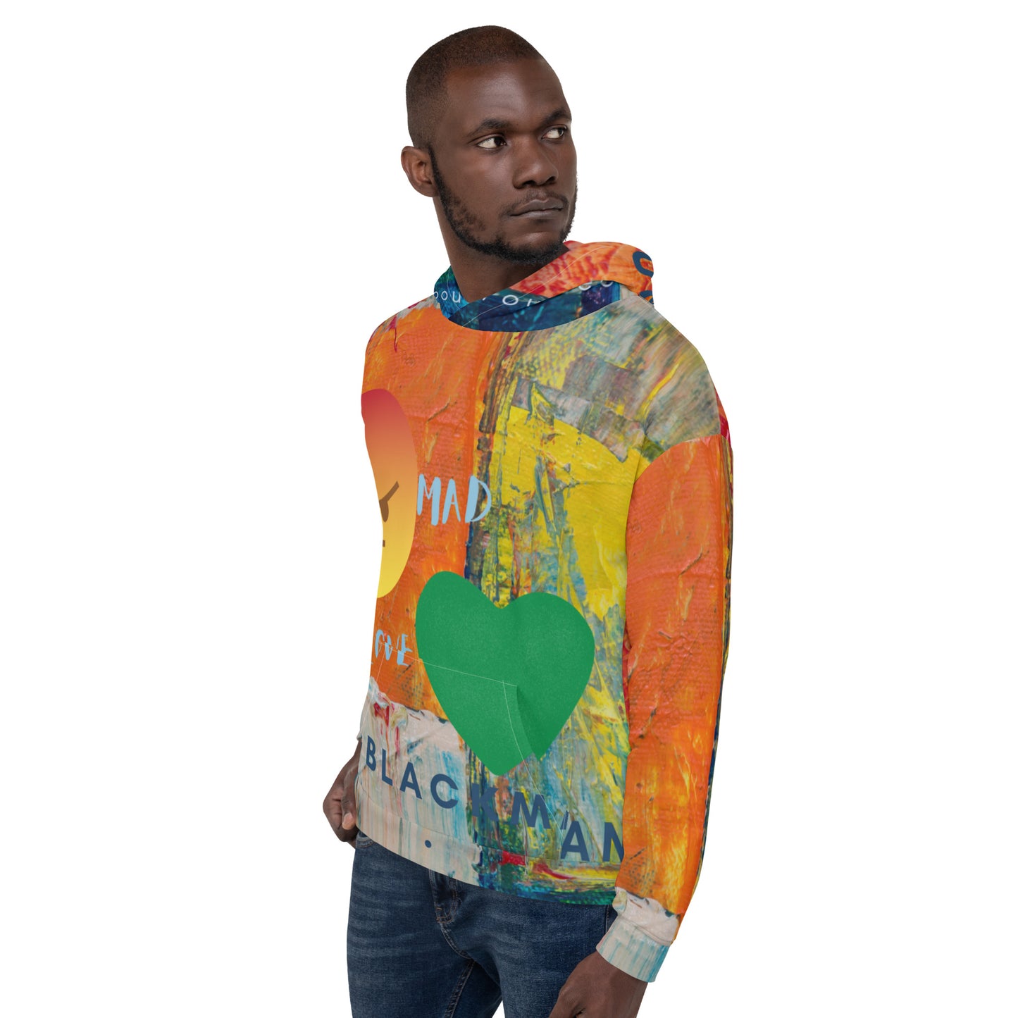 Youngblackmaninc. Mad Love Unisex Hoodie