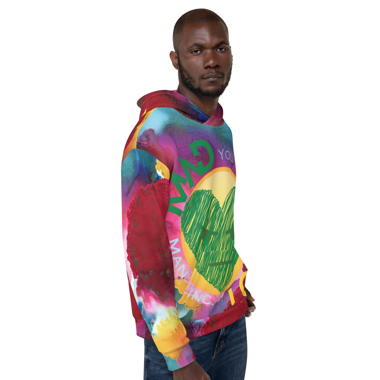 Youngblackmaninc. Mad Love Unisex Hoodie