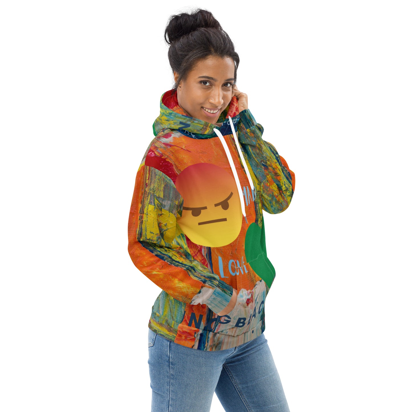 Youngblackmaninc. Mad Love Unisex Hoodie