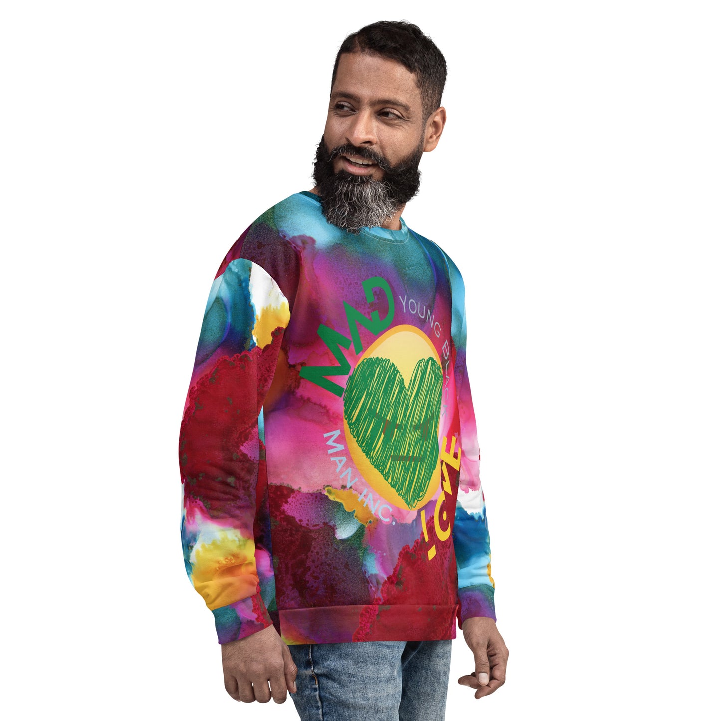 Youngblackmaninc. Mad Love Unisex Sweatshirt