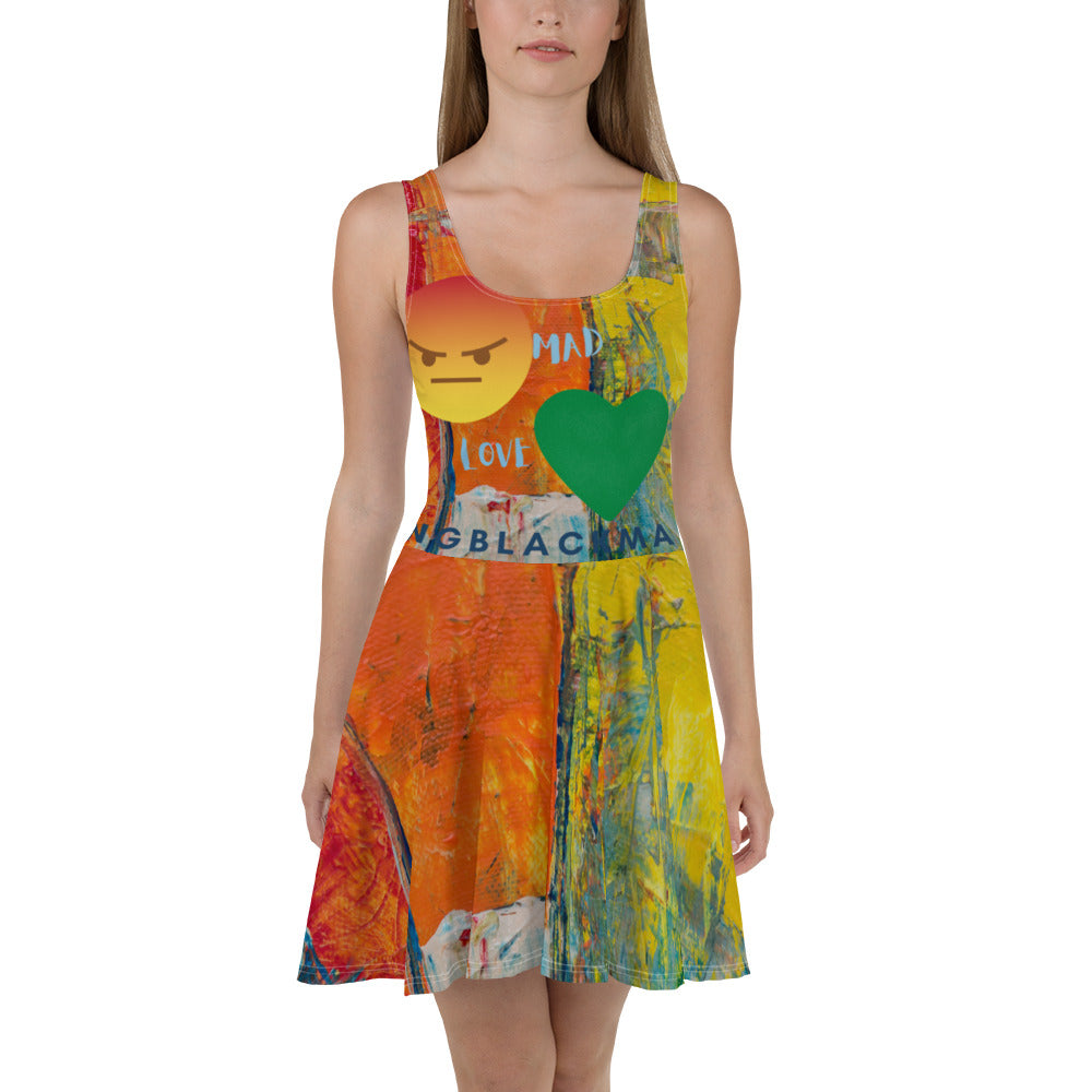 Youngblackmaninc. Mad Love Skater Dress