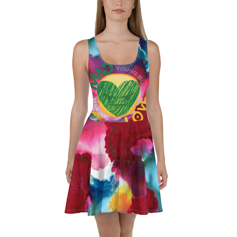 Youngblackmaninc. Mad Love Skater Dress