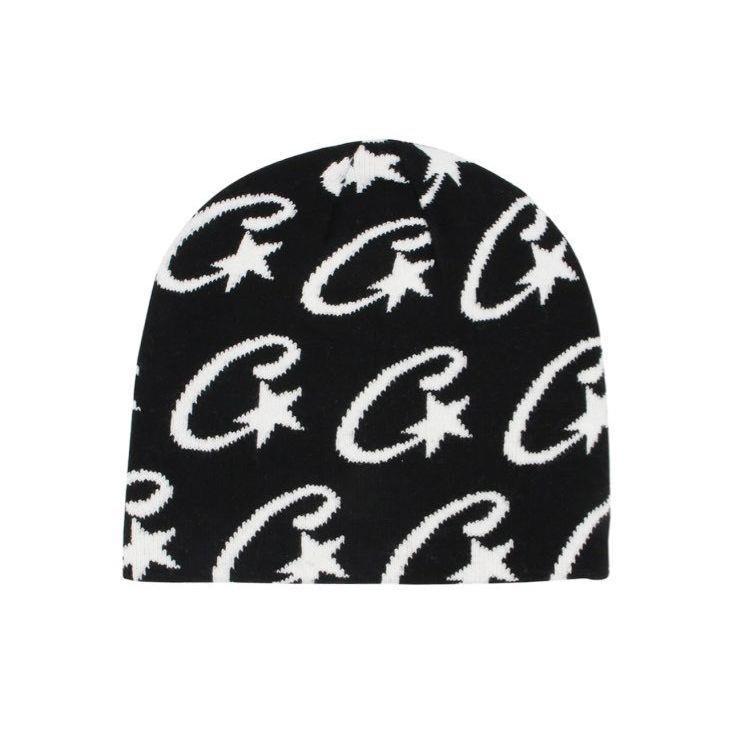 Warm Knitted Hat Wool Hip Hop Trend Fashion Beanie Hot Girl Street Letters Jacquard