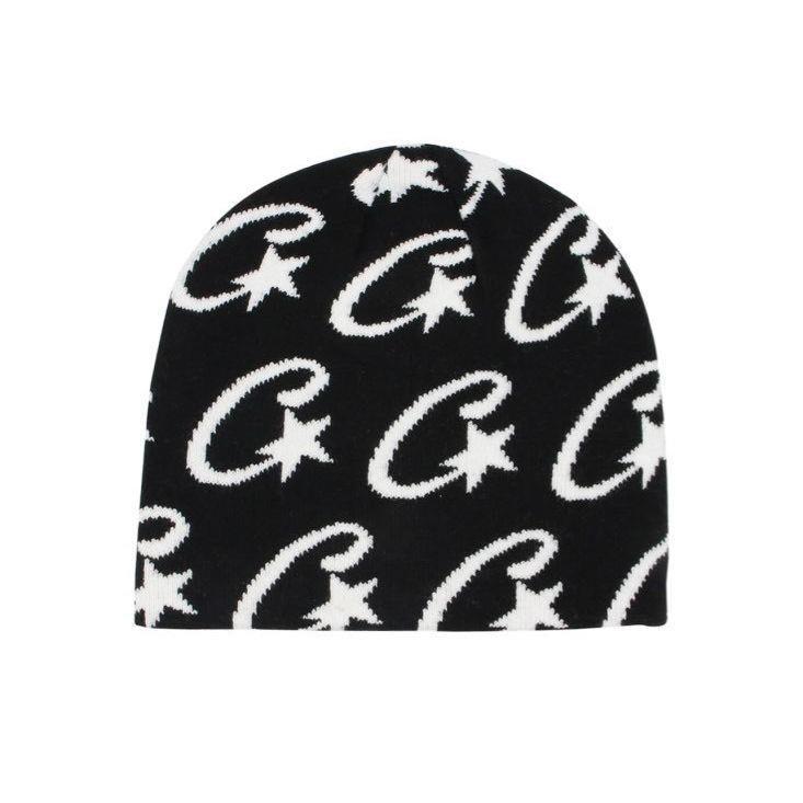 Warm Knitted Hat Wool Hip Hop Trend Fashion Beanie Hot Girl Street Letters Jacquard
