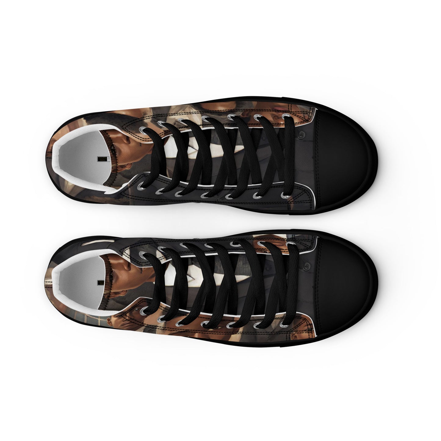 Youngblackmaninc Stolen Legacy Men’s high top canvas shoes