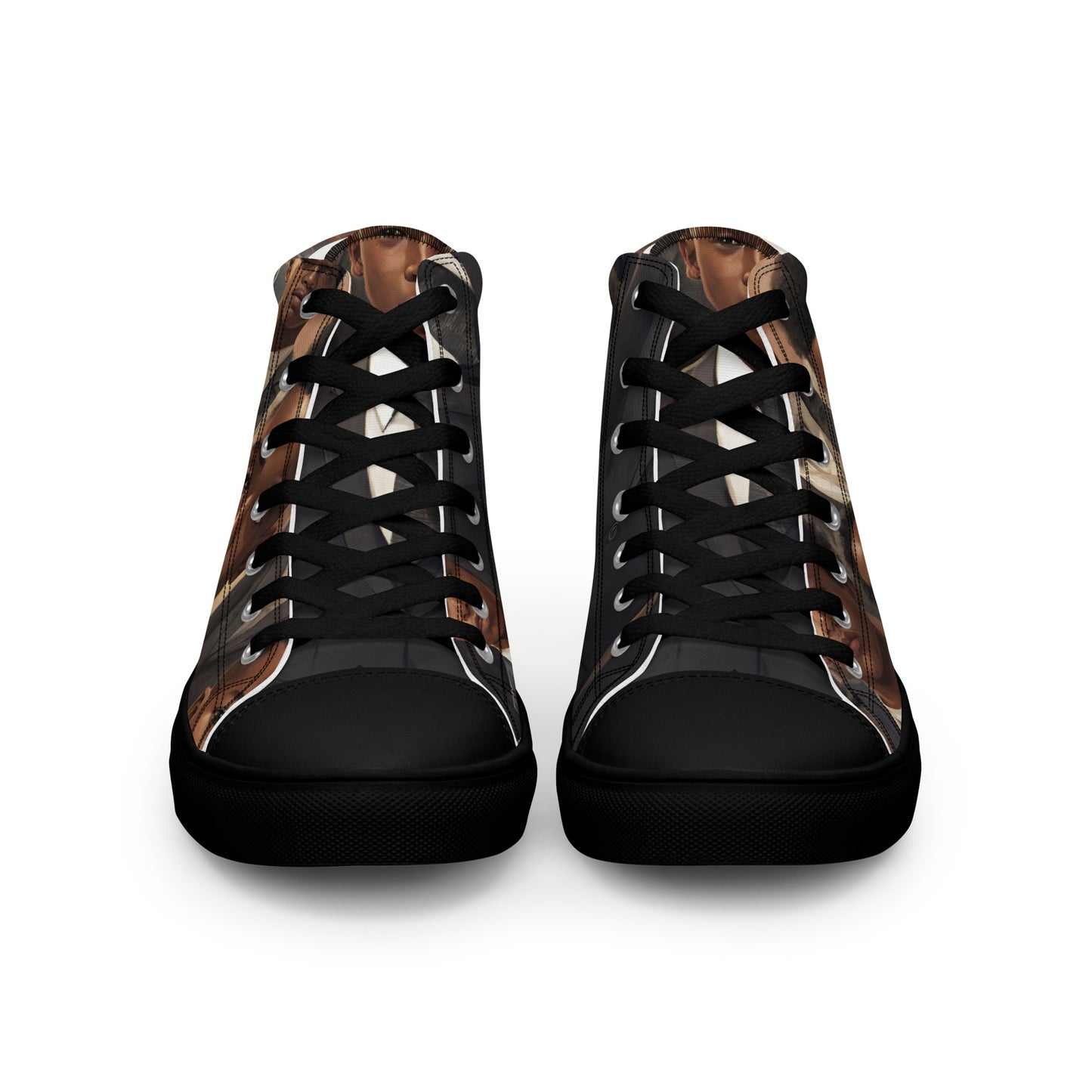 Youngblackmaninc Stolen Legacy Men’s high top canvas shoes