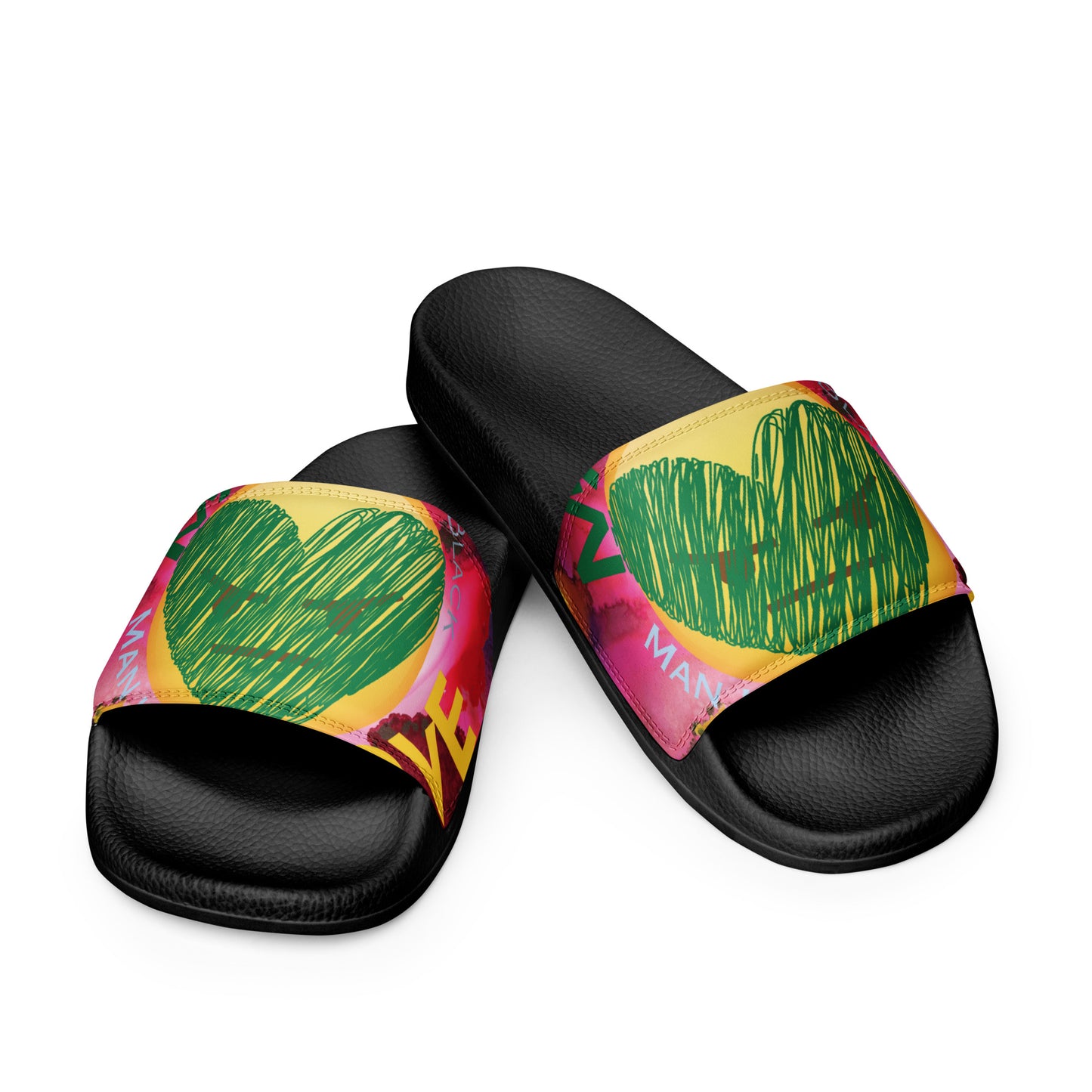 Youngblackmaninc. Mad Love Men’s slides