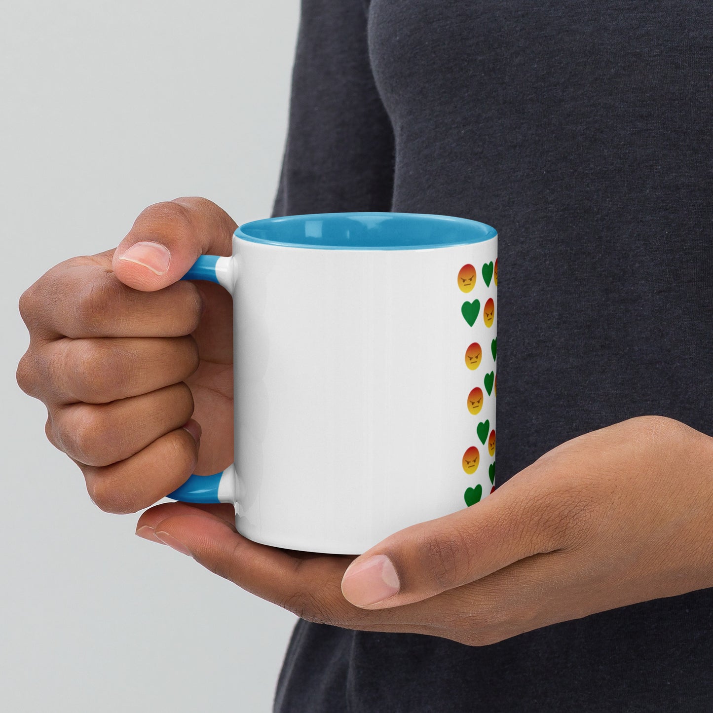 Youngblackmaninc. Mad Love Mug with Color Inside