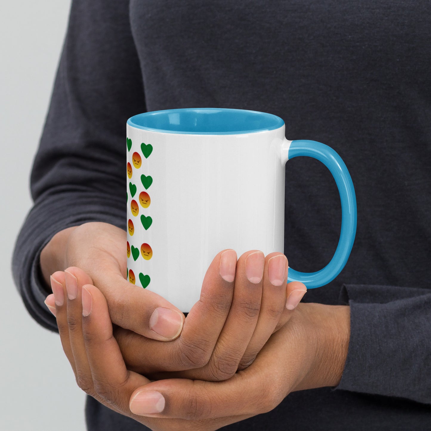 Youngblackmaninc. Mad Love Mug with Color Inside