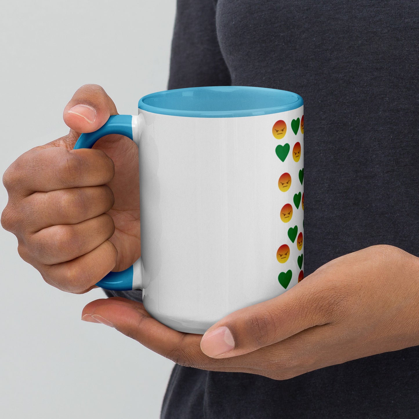 Youngblackmaninc. Mad Love Mug with Color Inside