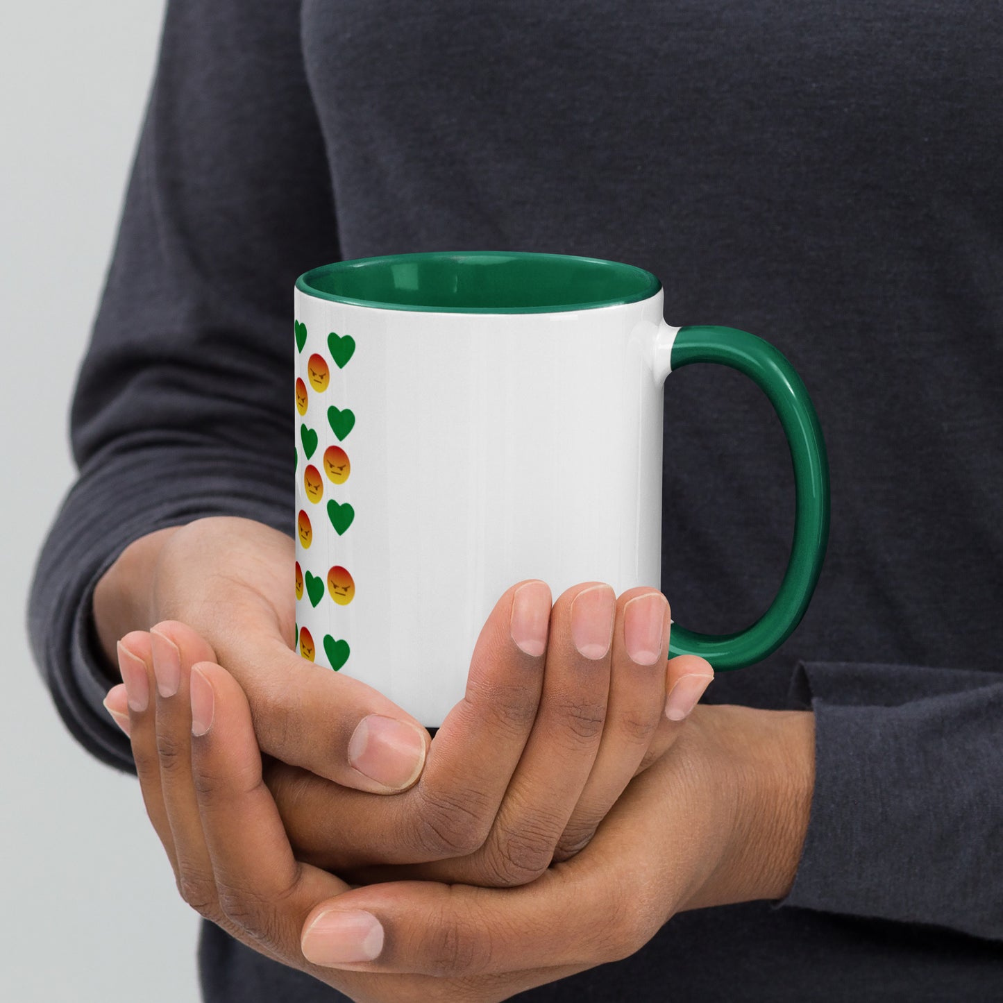 Youngblackmaninc. Mad Love Mug with Color Inside
